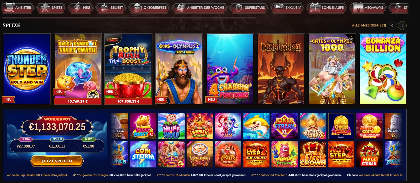 legiano casino spiele