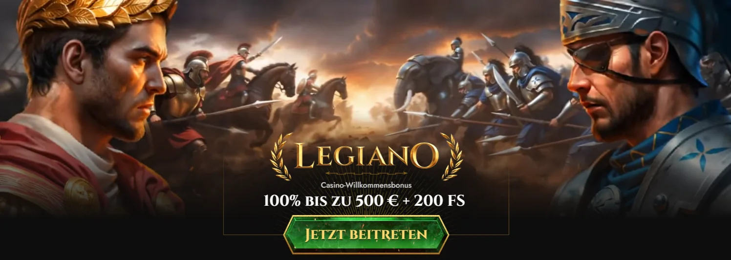 legiano casino willkommen bonus